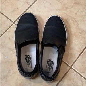 Black Slip on Vans